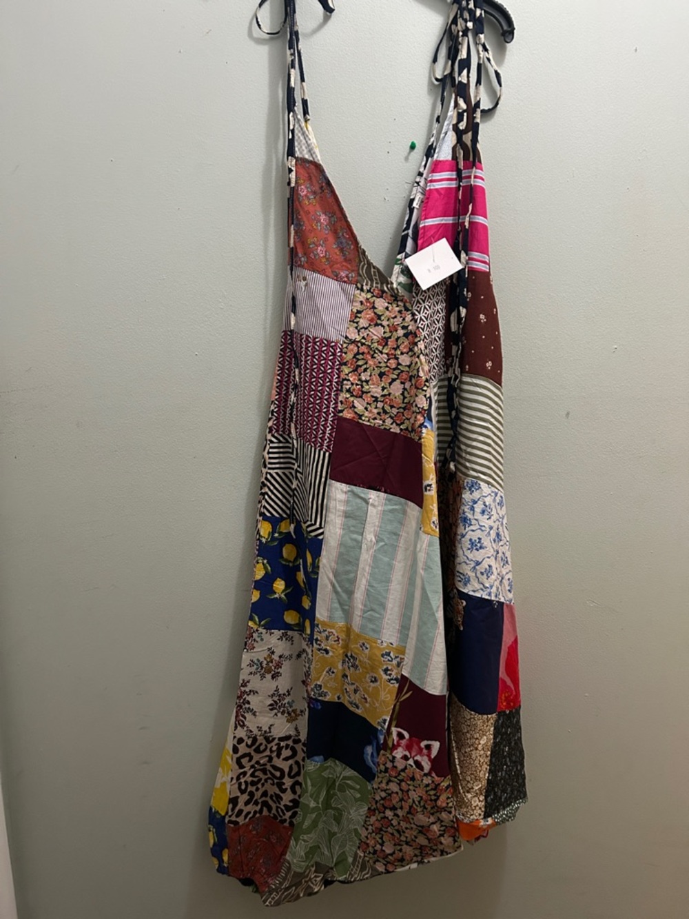 Bohemian Patchwork Jumpsuit - Multicolor - Picture 2 of 5
